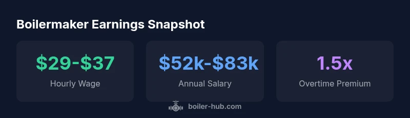 Wage breakdown for boilermakers by role and region
