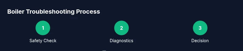 Process flow for boiler repair steps