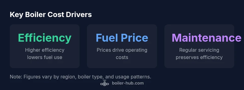 Statistical overview of boiler cost factors