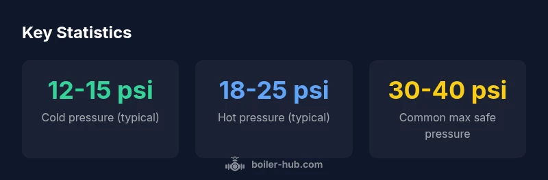 Boiler pressure statistics chart